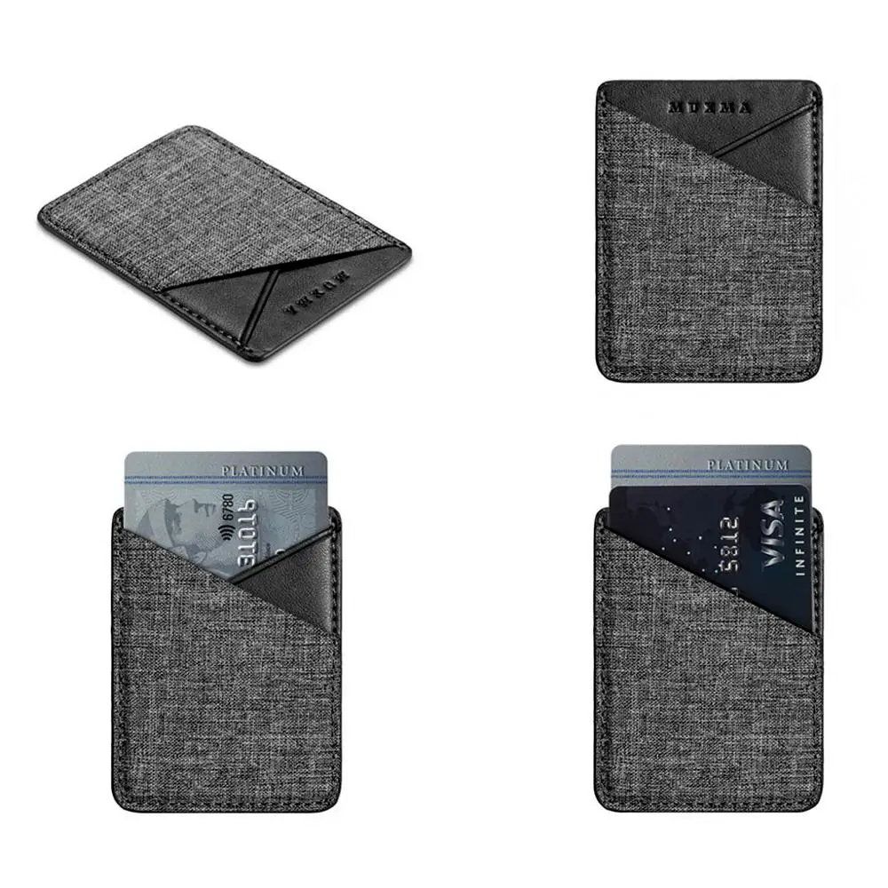 THINKTHENDO Высокое качество держатель для карт тонкий холст мобильный телефон