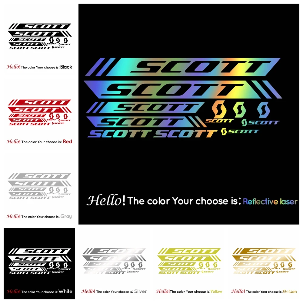 Прозрачная мембрана для транспортировки наклейки рамок велосипеда Скотта