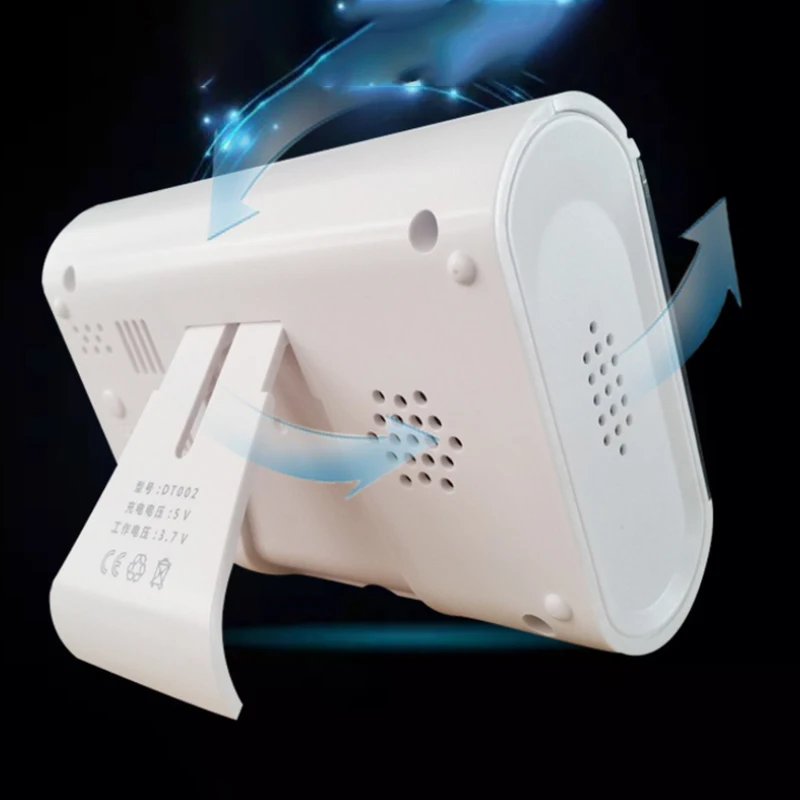 5 в 1 Usb Перезаряжаемый Hcho/Tvoc/Pm2.5 Измеритель температуры и влажности формальдегида