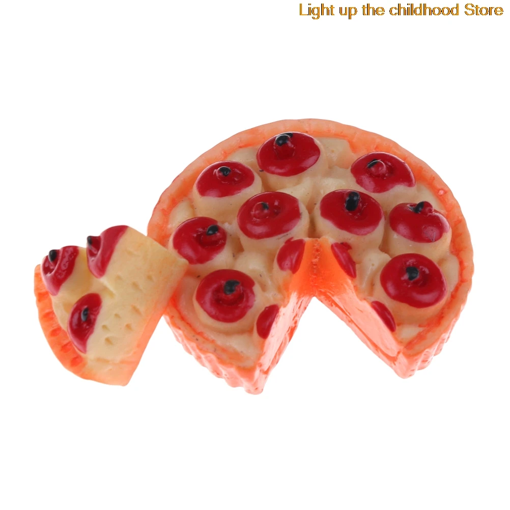 

S/L Size Children Kids Kitchen Pizzas Food For 1:12 Dollhouse Kitchen Toys Miniatures Mini Simulation Foods For Dolls