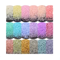 xuqian hot selling 1000pcs with uniform size mini glass seed beads for bracelet necklace diy jewelry making b0120