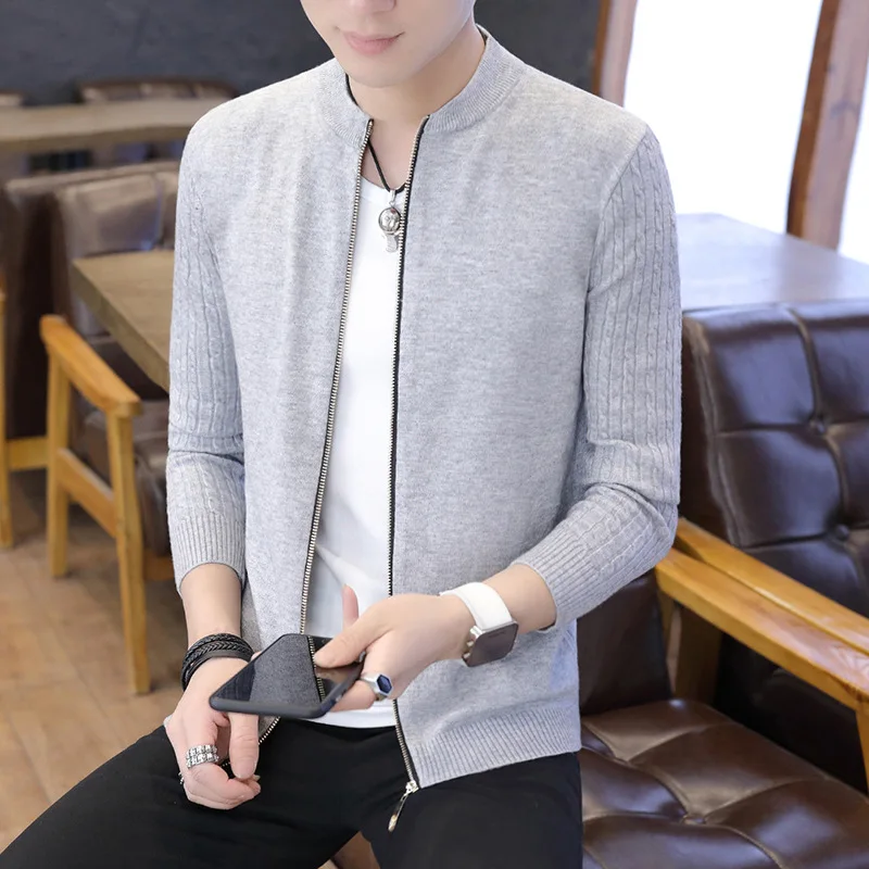 Мужской повседневный трикотажный свитер Мужская одежда новинка 2019 мужские