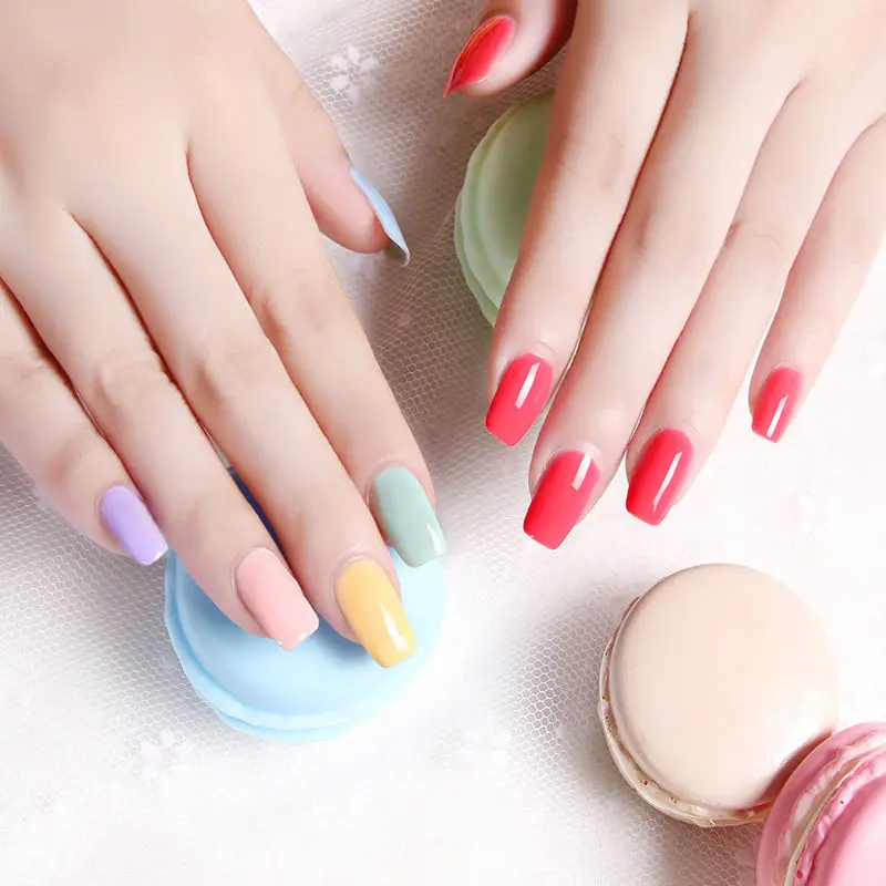 10 мл Macaron Color s УФ гель лак для ногтей светодиодный маникюрный отмачиваемый