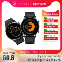 haylou rs3 ls04 smart watch amoled screen gps 5atm waterproof fitness sport smartwatch android ios heart rate monitor 21 battery