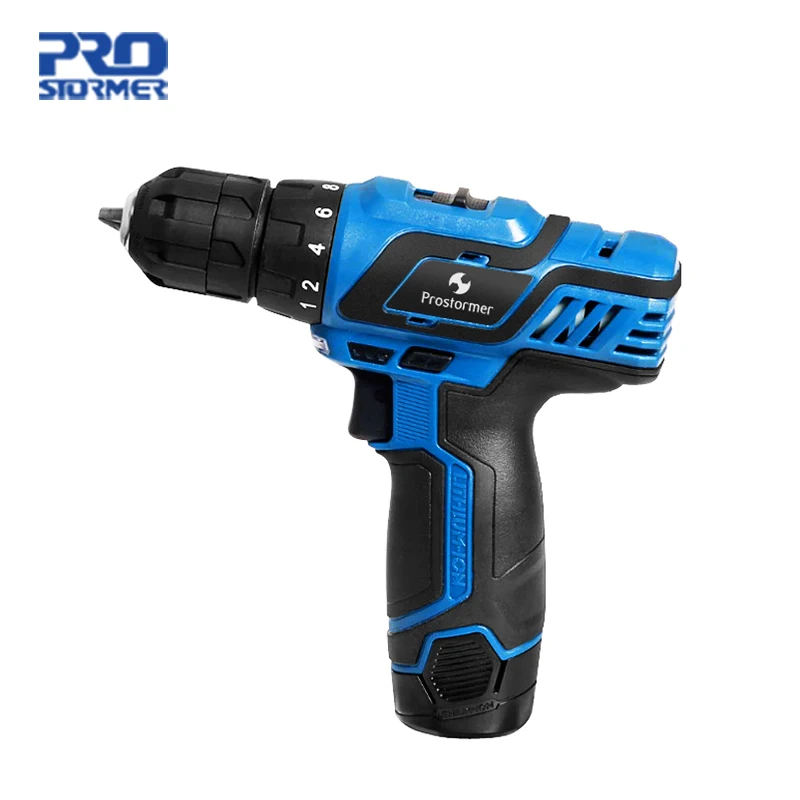 PROSTORMER 12V Мини электрическая дрель литиевая Батарея беспроводные-отвертка