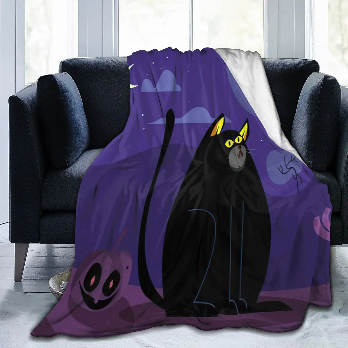 

Manta de sofá supersuave para niños y adultos, manta de franela con dibujos animados, sublimación, decoración de dormitorio