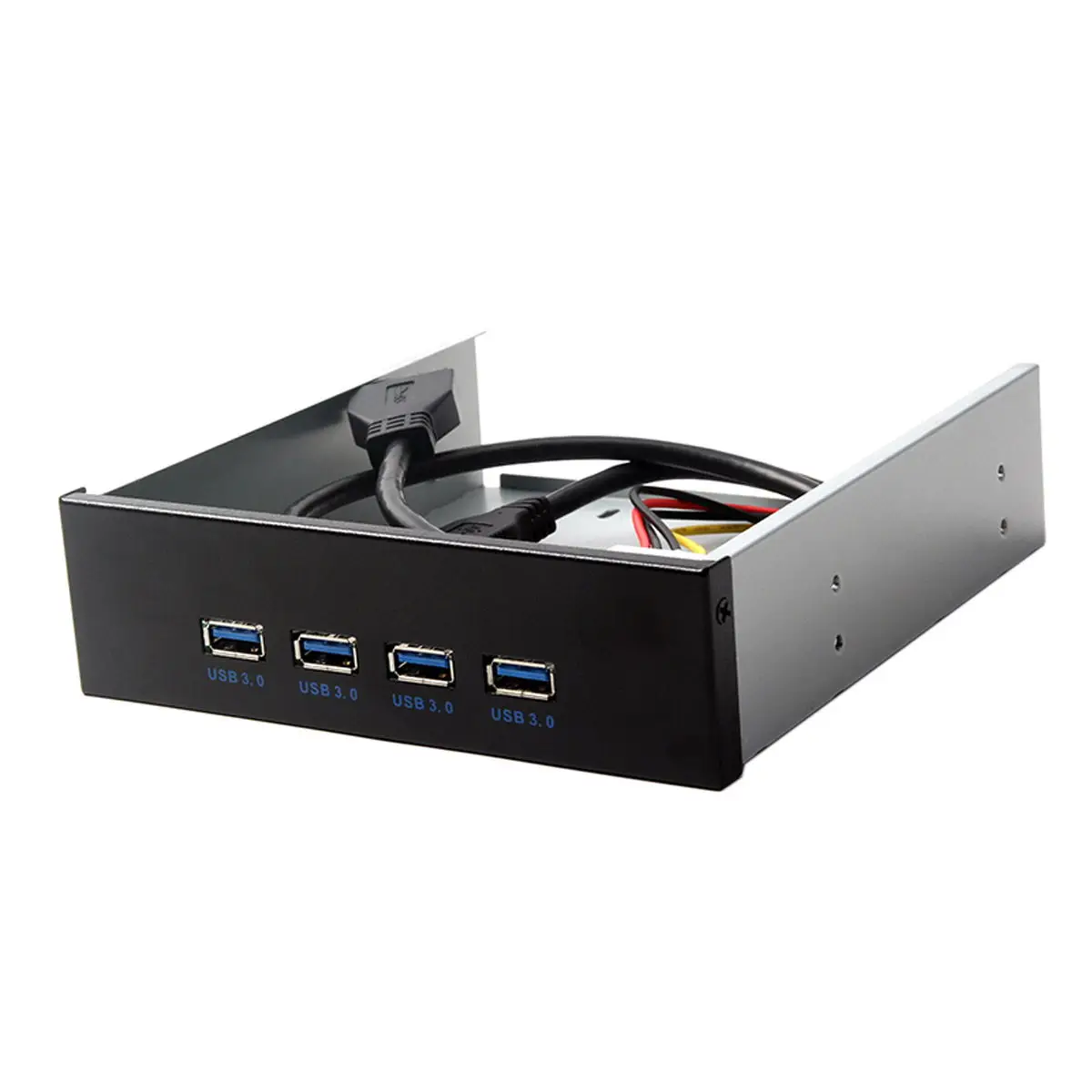 

USB 3.0 HUB 4 Ports Front Panel to Motherboard 20Pin Connector Cable for 5.25" CD-ROM Bay