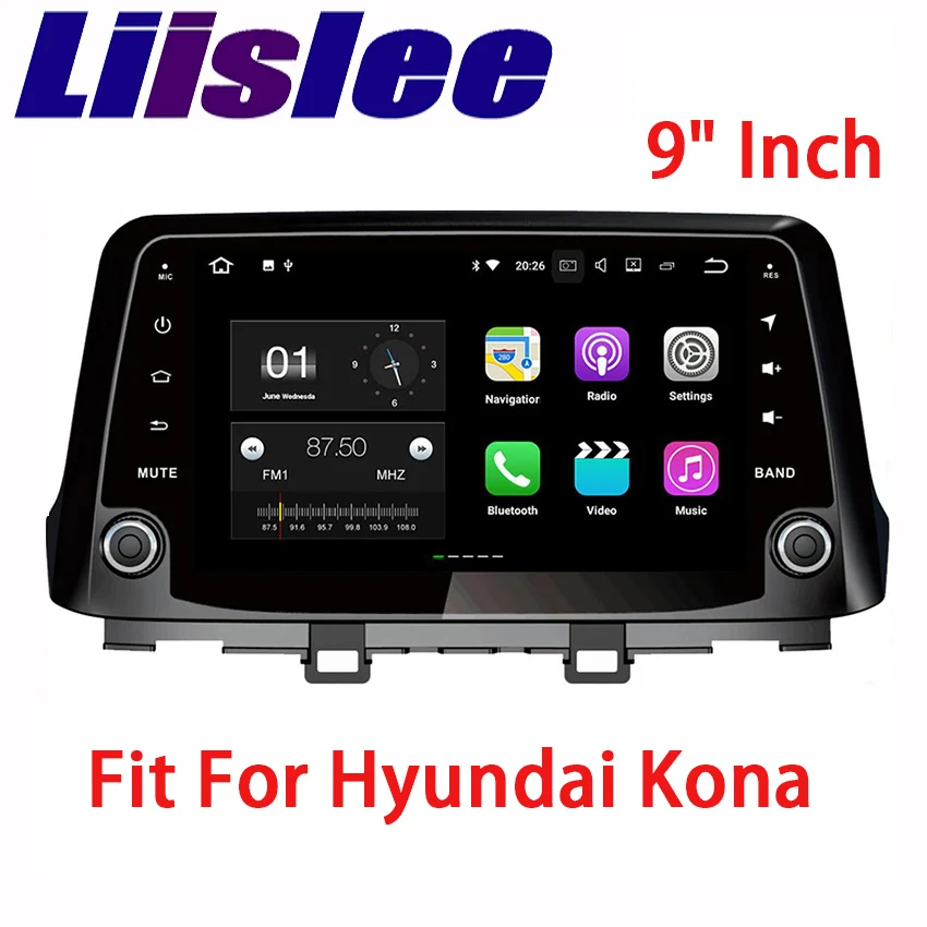 Liislee Android автомобильный навигатор GPS для Hyundai Kona 2015 ~ 2017 аудио видео HD сенсорный