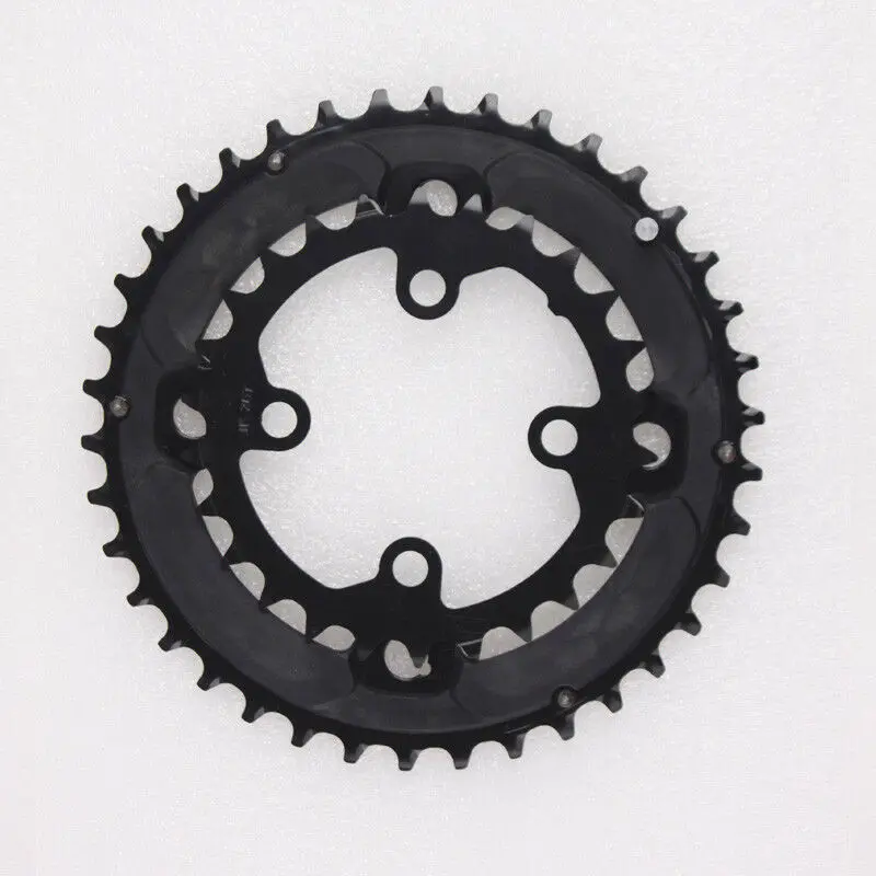 104BCD 26 T/38 T цепь MTB велосипед двойной 10 скоростей коленчатая цепь& Crank& BB для горных велосипедов - Цвет: chainring-Black