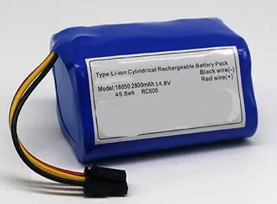 

Free ship 14.8v 2800mah 18650 lithium ion battery pack for sweeping machine robot sweeper T3 T325 J3000 T321