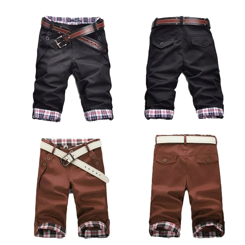 Мужские летние повседневные шорты мужские Капри Мужская одежда из хлопка