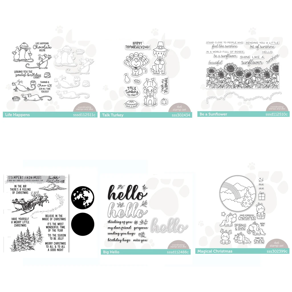 

Co-branded 2021 new Metal Cutting Dies Clear Stamp Set DIY Scrapbooking Embossed Template Dies Stamps Card Stencil For Decor