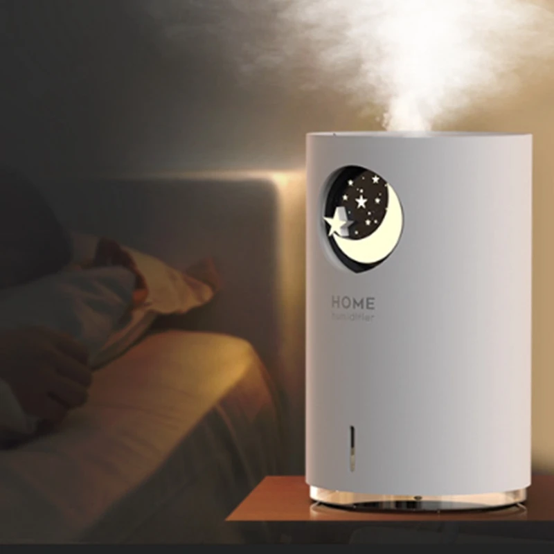 

Humidifier 700MLLarge Capacity Ultrasonic Aroma Air Difusor with LED Light Home Humidificador
