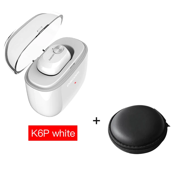 DACOM K6H Pro TWS громкая связь, воздушный наушник, мини гарнитура, стерео Bluetooth 5,0, наушники-вкладыши, беспроводные наушники, наушники PK i12 tws - Цвет: K6P-White