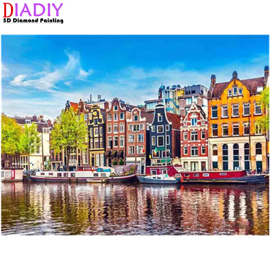 

Алмазная 5D картина «сделай сам», полноразмерная вышивка с изображением стразы, Декор для дома