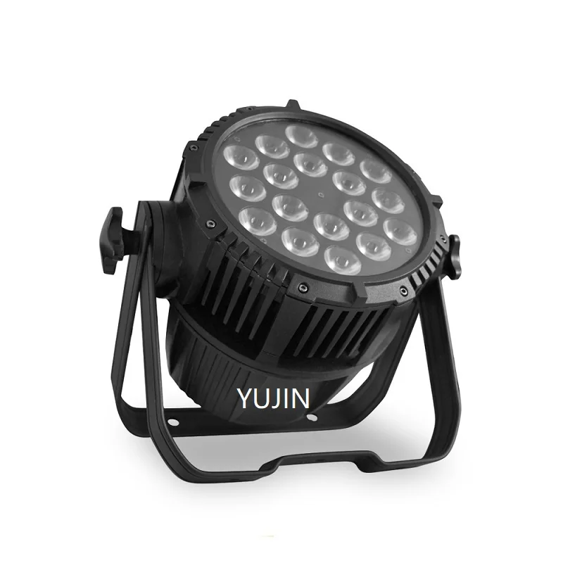 8 шт./партия Dmx512 Ip65 Водонепроницаемый 18*18 Вт rgbwa УФ сценический DJ Светодиодный