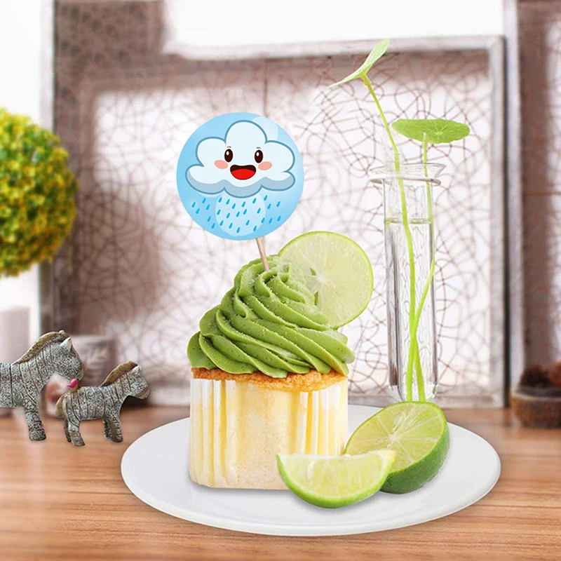 

500pc/Roll Lovely Weather Decorative Adhesive Reward Sticker For Students Gifts