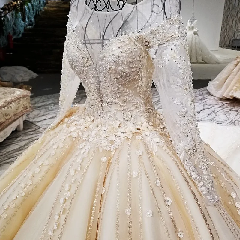 LS39741 свадебное платье с рукавами100% реальное представление изготовленное на