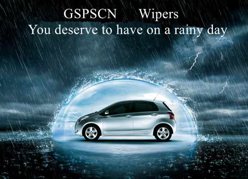 Гибридные щетки стеклоочистителя GSPSCN для KIA Rio DC/JB/UB подходят для крючков от 2000 до щетка стеклоочистителя для лобового стекла автомобиля набор