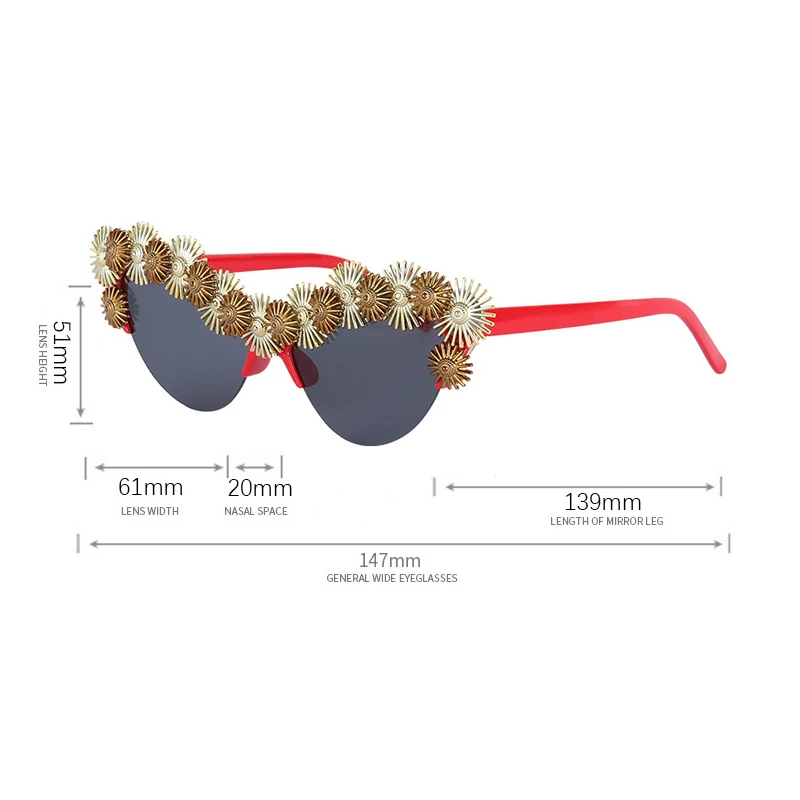

2020 New Cat Eye Sunglasses Women Retro Small Black Red Cateye Sun Glasses Female Vintage Shades For Women UV400 Goggles