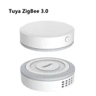 Умный датчик температуры и влажности TuyaSmartLife ZigBee, работает с концентратором Zigbee через Alexa Google Home, Новый Умный дом