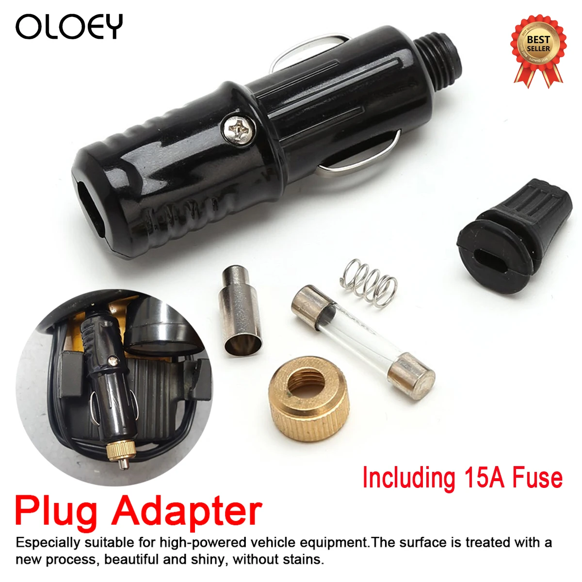 12 В запасной адаптер для подключения зарядного устройства автомобильного