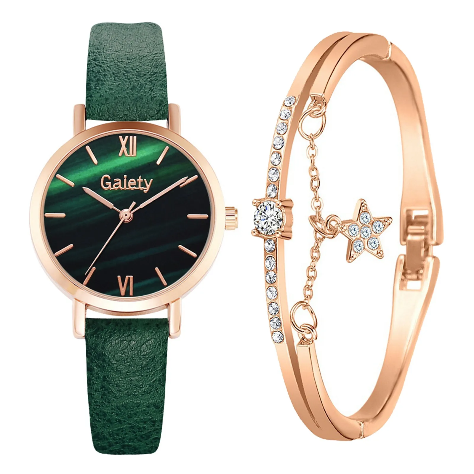 

Luxury Brand Fashion Ladies Bracelet Watch Set Three-Dimensional Flower Dial Watch Elegant Bracelet Women Watches Reloj Mujer