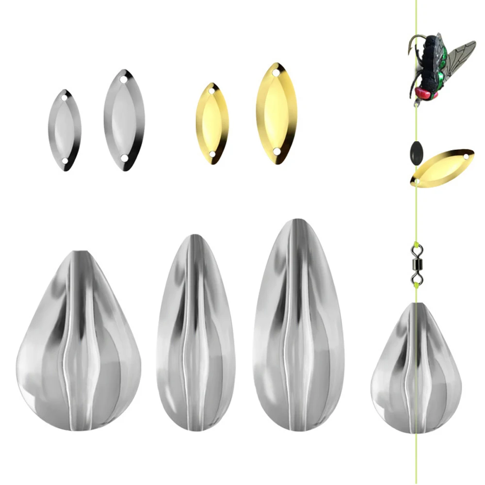 

100/10Pcs Seed Sequins Throwing Aids Fly Hook Lure Fly Fishing Tackle Accessories Throwing Aids Not floating Connecter Tool 7.5g