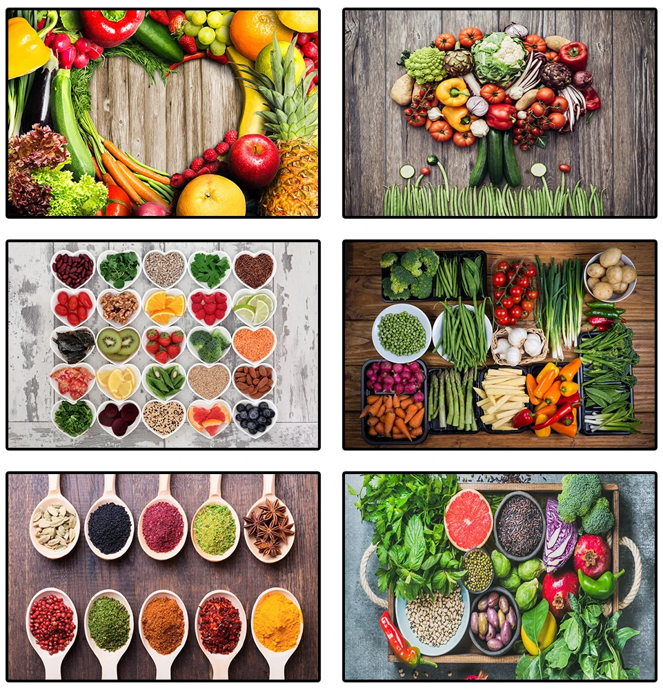 

Canvas Painting Kitchen Food Fruits and vegetables Posters Wall Art Pictures Living Room Decor Wall Decor Home Decoration