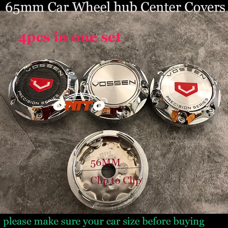 

4pcs/lot 65mm For Vossen Logo Badge Car Accessories Emblem Hub Wheels Label Car Logo Vossen Label Auto Rims Covers