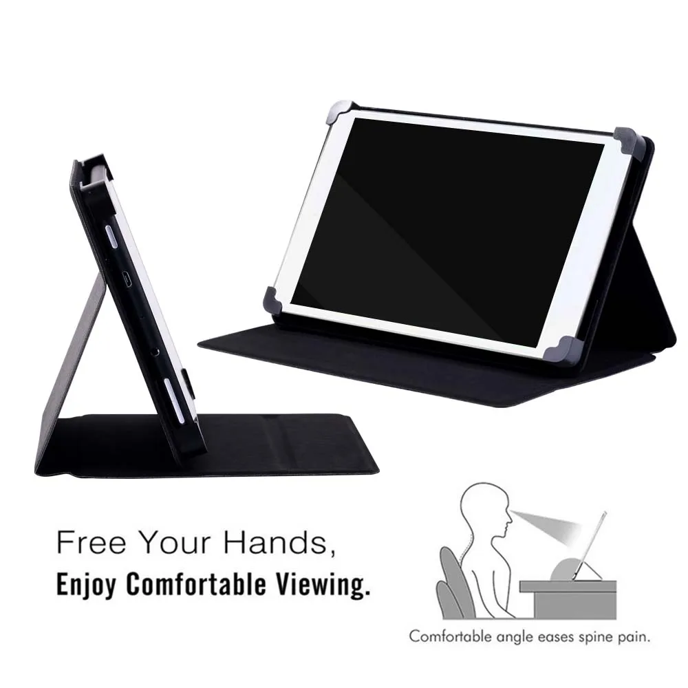 tablet case for hipstreet titanelectronpilot universal flip anti fall pu leather stand shockproof folio cover casefree stylus free global shipping