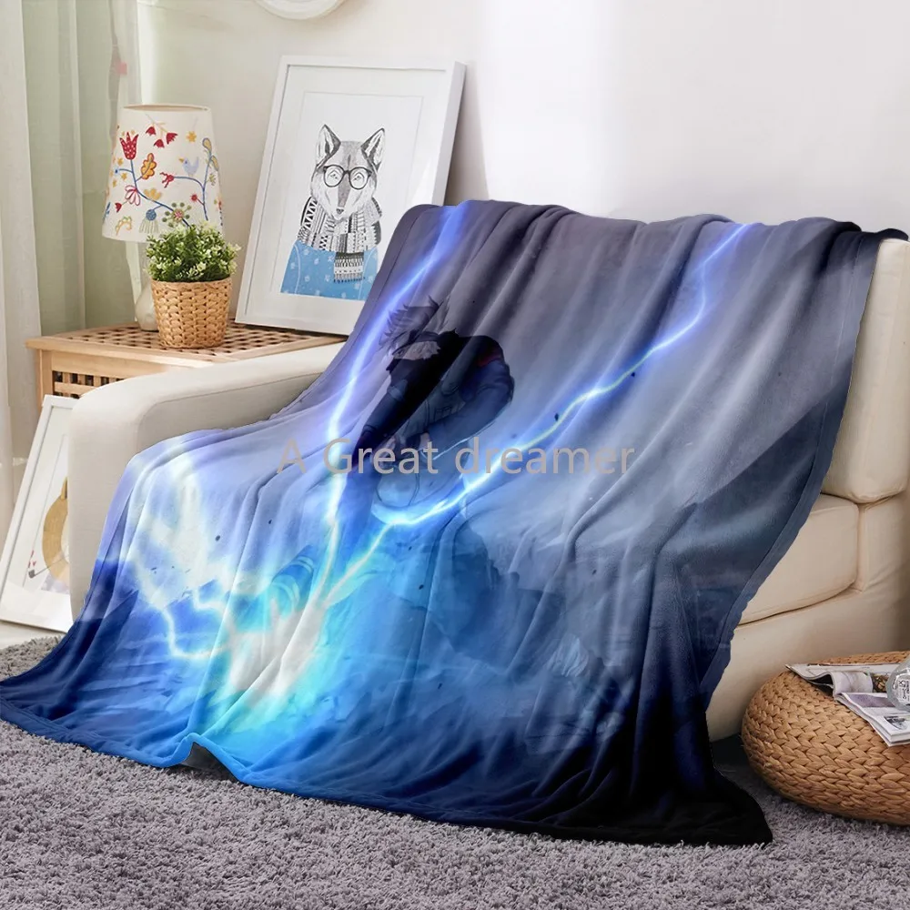 

3D Anime Manga Naruto Throw Blanket For Beds Sofa Cover Cartoon Custom Flannel Blanket Home Bed Cover Kids Adults Bedspread