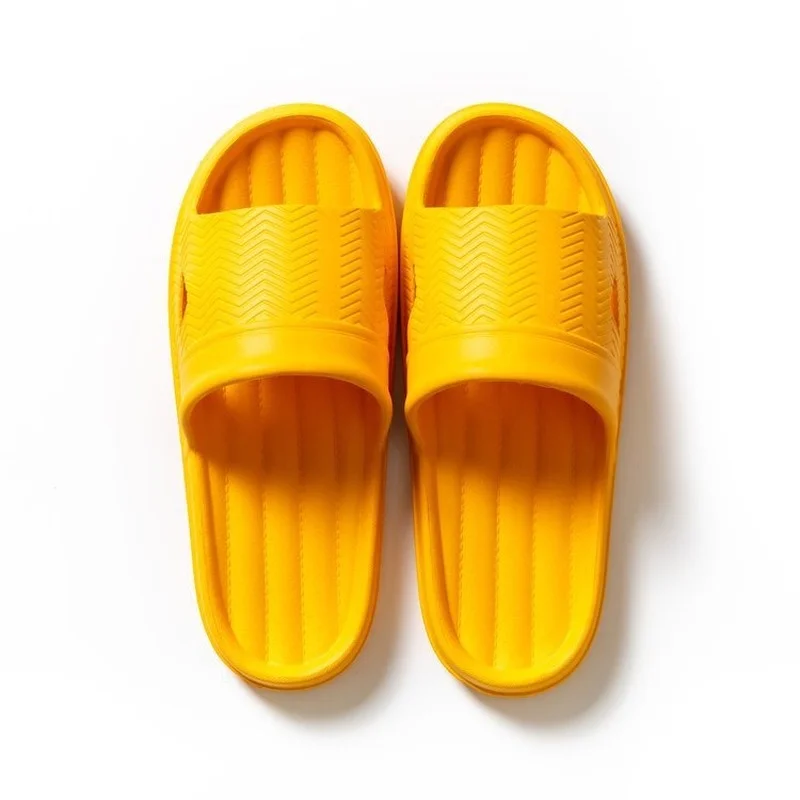 

Plus Size 2021 Summer New Leisure Non-slip Indoor Bathroom Home Female Flat Slippers