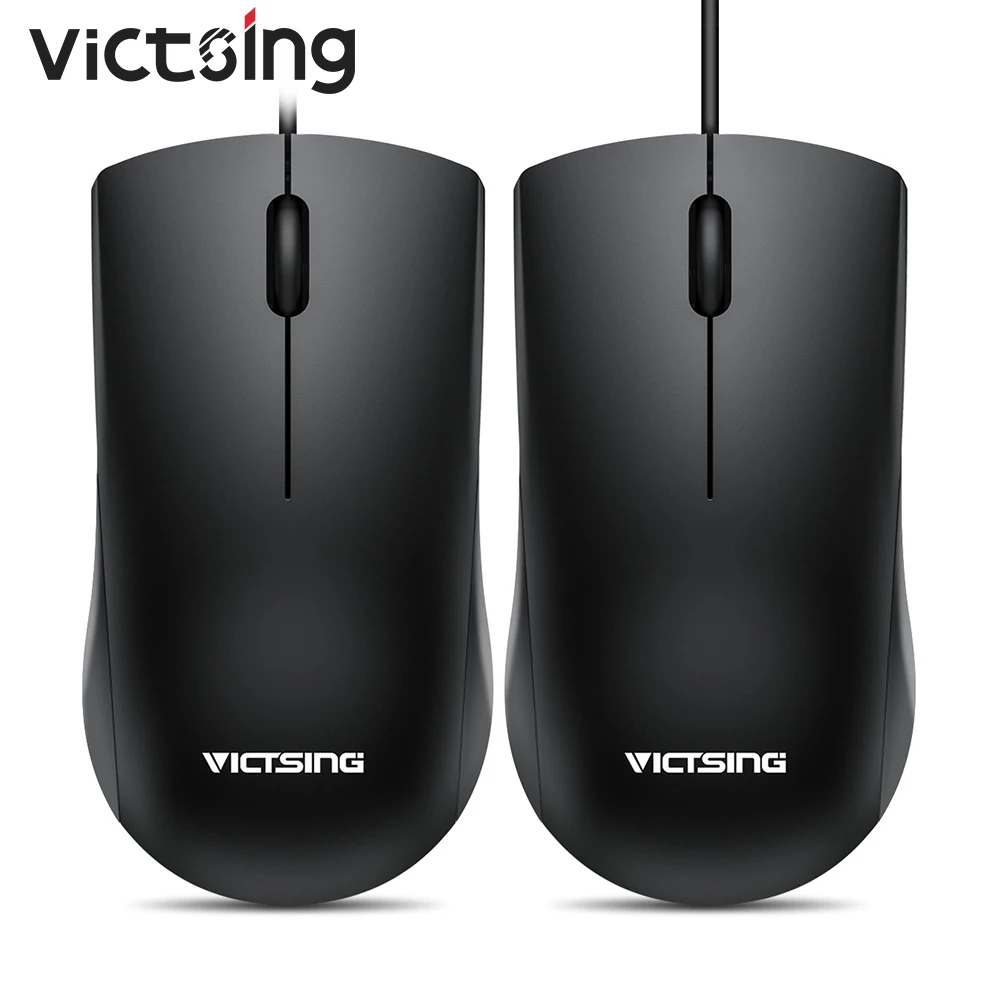 Мышь Компьютерная VicTsing PC156 Проводная оптическая эргономичная 1200 точек/дюйм|Мыши|
