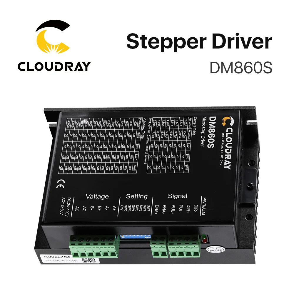 DM860S Драйвер шагового двигателя 24 100VDC 18 80VAC для Nema 34 шаговый контроллер ЧПУ