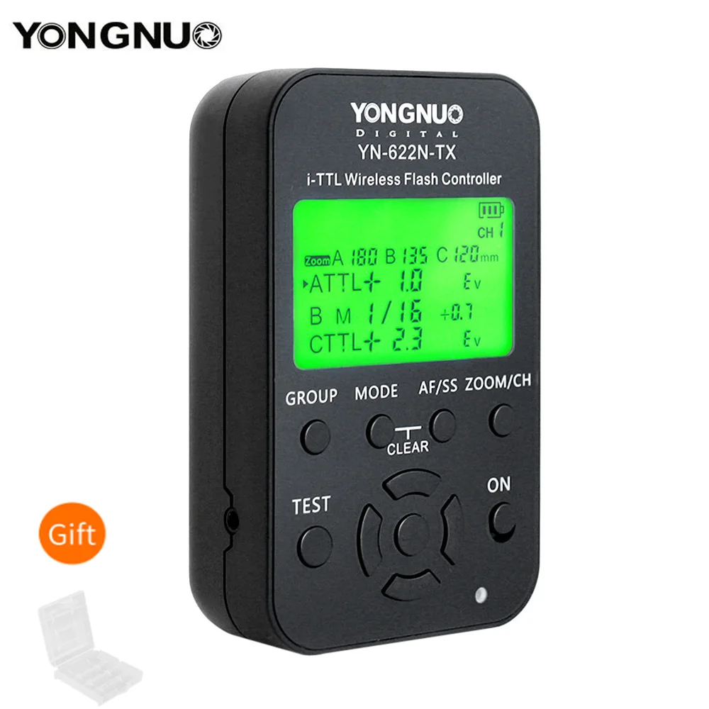 Yongnuo YN 622N TX i TTL беспроводной контроллер вспышки триггер трансивер для камер