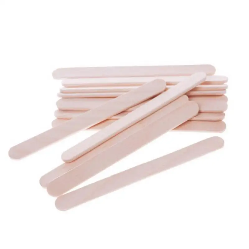 

50 Pcs/Set Natural Wooden Ice Cream Popsicle Sticks Diy Stick Cake Handicraft Lolly Timber Ice Cream Sticks Popsicl Accesorios