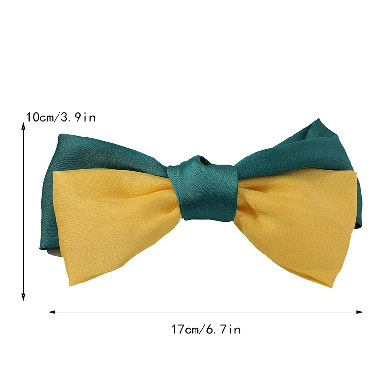 

High Quality Soft Chiffon Hairgrips Hair Clip Big Barrettes Bow For Woman Girls Satin Trendy Hairpin 2021 New Hair Accessories