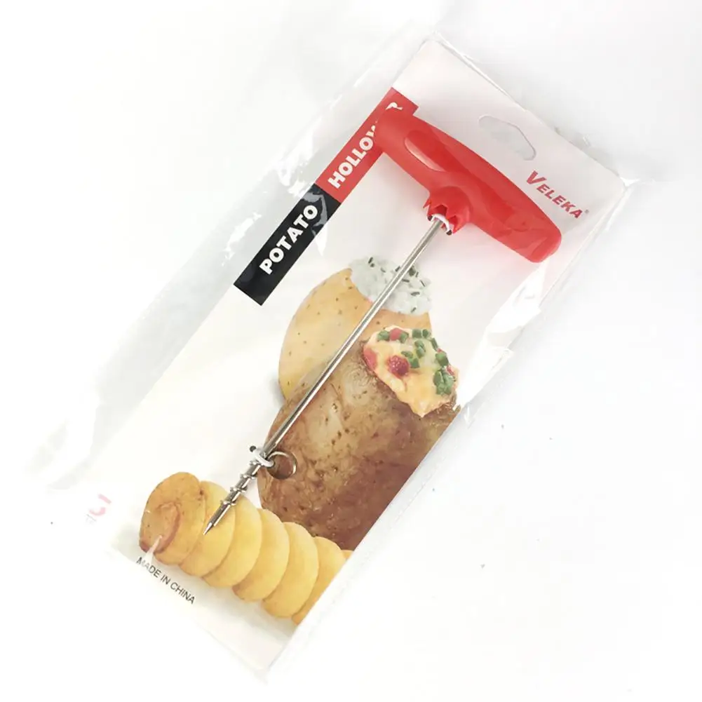 

Handmade Plastic Potato Hollower Potato Reeler Kitchen Potato Cup Can Make Potato Roll Stainless Steel Folding Kitchen Tools 30E