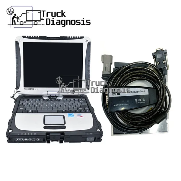 

Forklift Diagnostic Interface for hyster yale forklift Yale+CF19 toughbook laptop