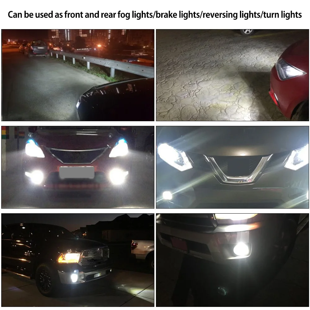 

2Pcs H3 Canbus Super Bright LED Bulb White Car Fog Light Headlight COB 12V 20W 6000K Running Light Bulb Auto Motorcycle Lamps