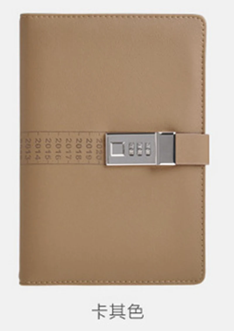 Запираемый блокнот формата A5 с твердым паролем 2020 Органайзер журнал