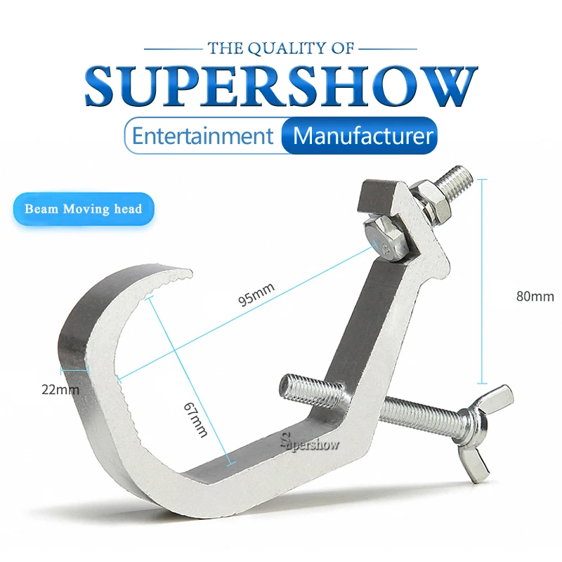 Устойчивый светильник крючок для полировки металла светодиодный с зажимом