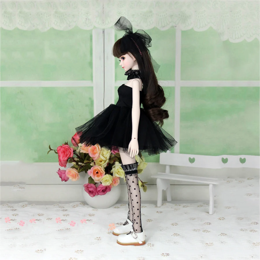 Платье для куклы Bybrana 1/3 1/4 Bjd юбка из пряжи сексуальная короткая Одежда BJD SD