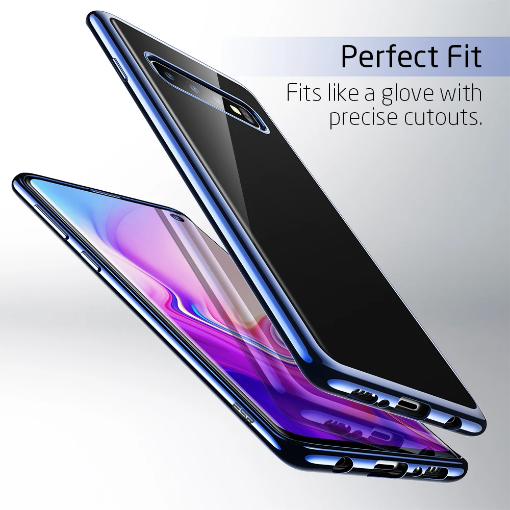 Чехол ESR для Samsung Galaxy S10 Plus мягкий чехол из ТПУ с рамкой и металлическим бампером |