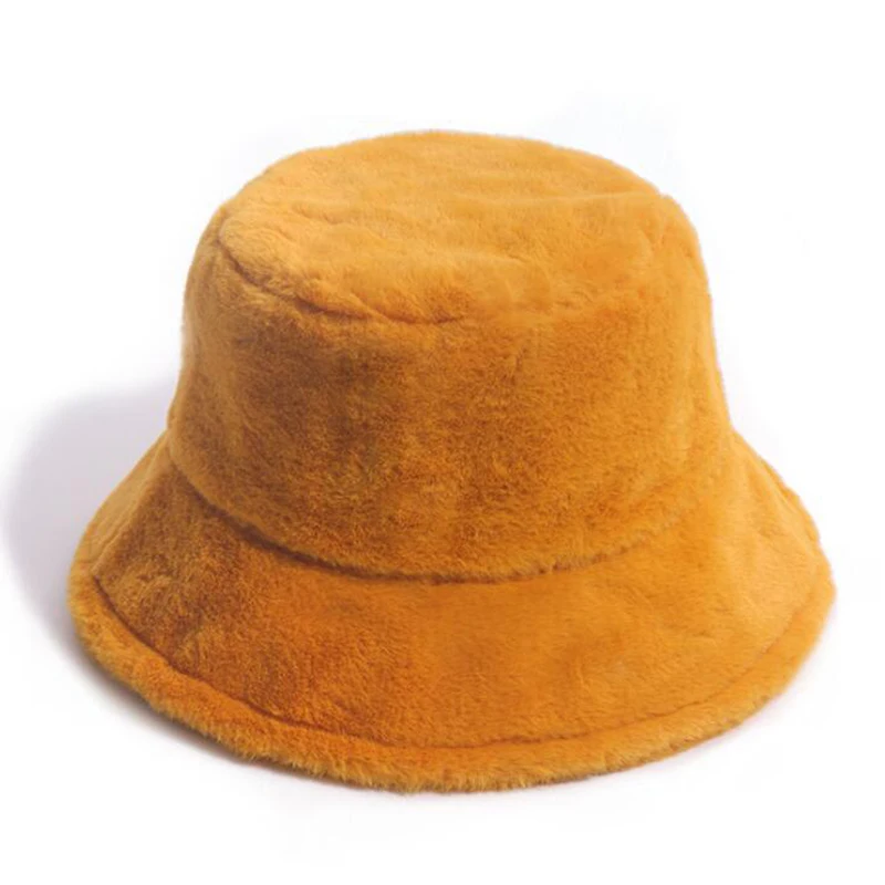 Зимняя женская панама из искусственного меха уличная Солнцезащитная шапка