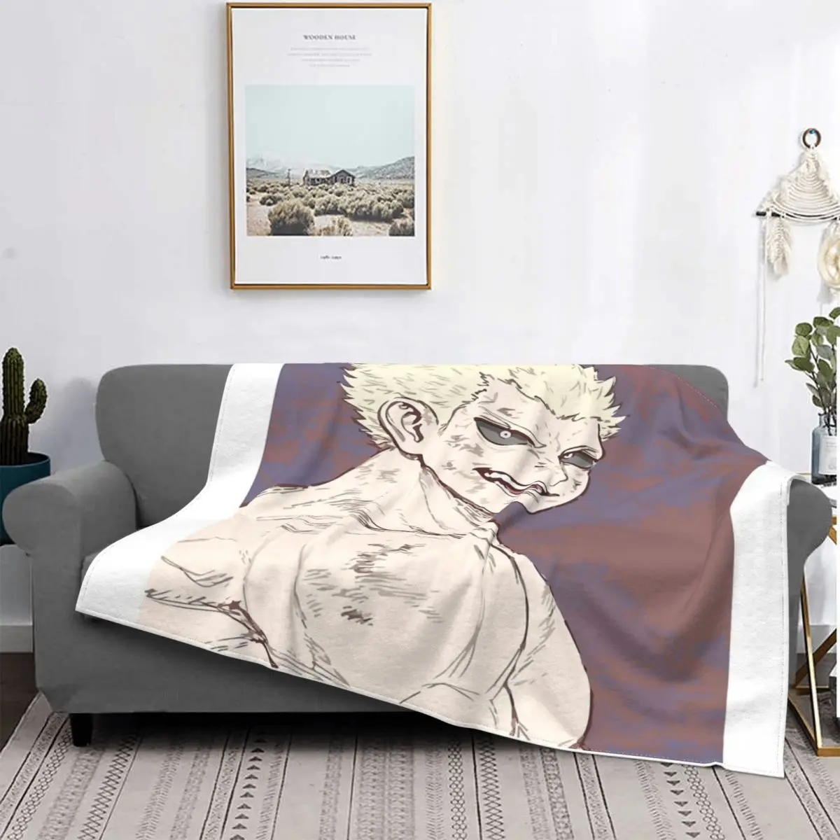 

La mejor manta de personaje de kмама Ashura Chibi 13, для cama colcha, funda a cuadros, manta para sofra, manta de muselina