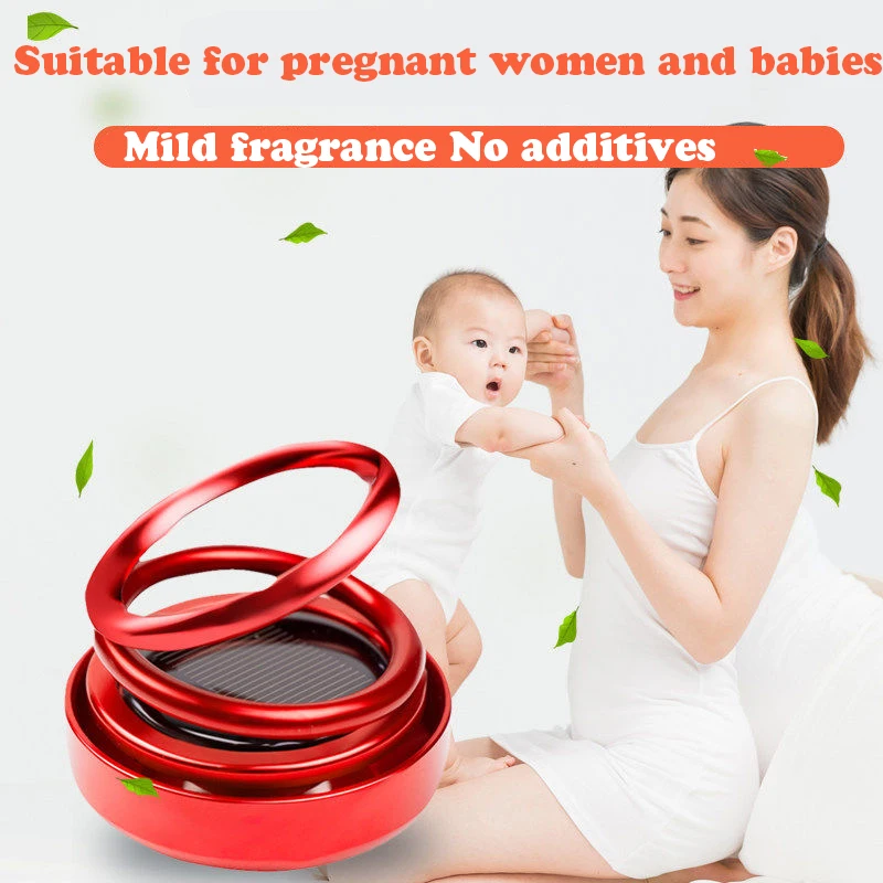 Автомобильный ароматизатор на солнечной батарее металлический освежитель