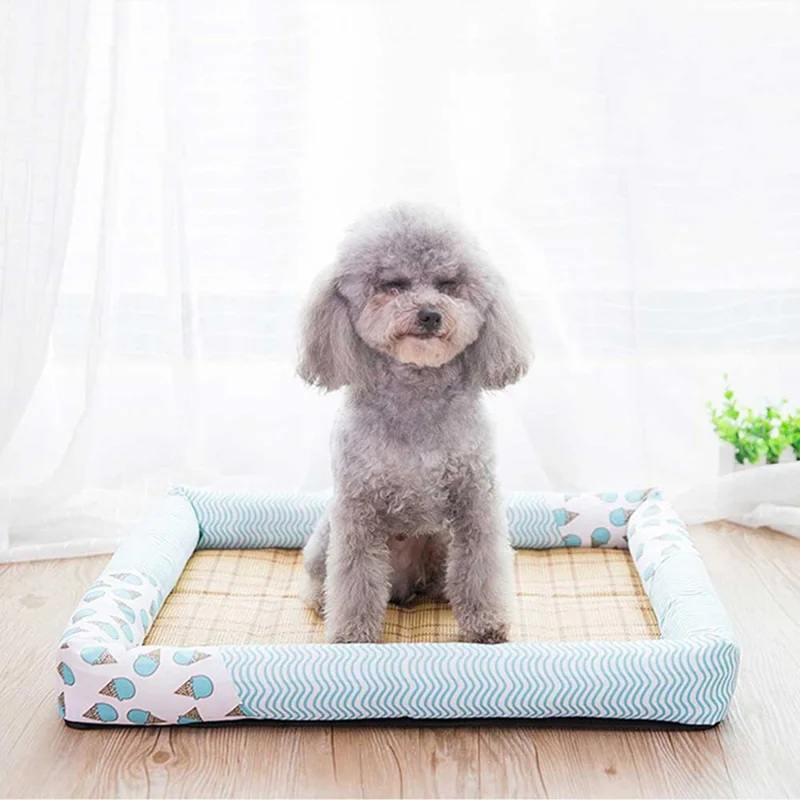 

Indoor Pet Supplies Summer Cool Dog Cushion Breathable Comfortable Waterproof Cat Bed Suitable for Small and Medium Pet Nest
