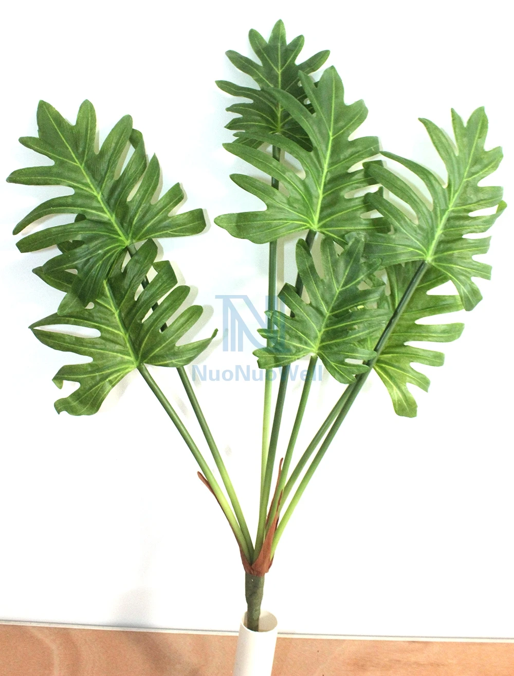 NuoNuoWell искусственные листочки букета натуральный на ощупь ветка монстеры пальмы